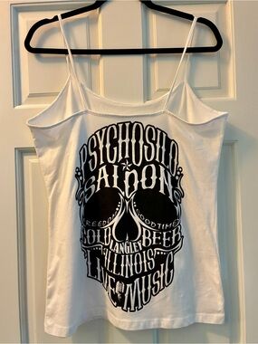 🌟 No Boundaries Psycho Silo Saloon Skull Graphic Tank 🌟 XXL. Excellent condition